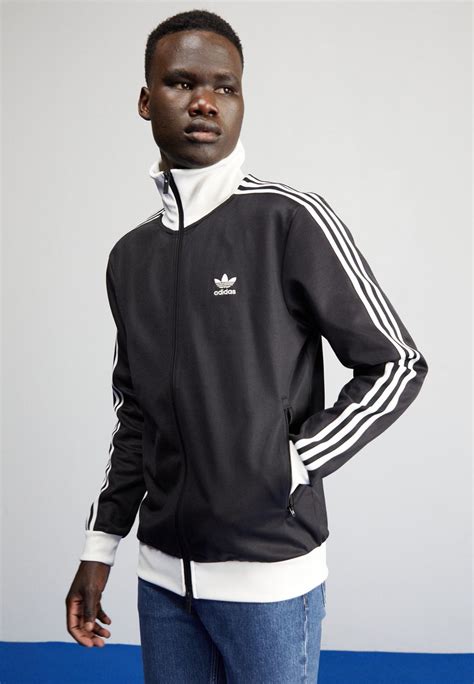 adidas jacke beckenbauer schwarz|Adidas Beckenbauer tracksuit.